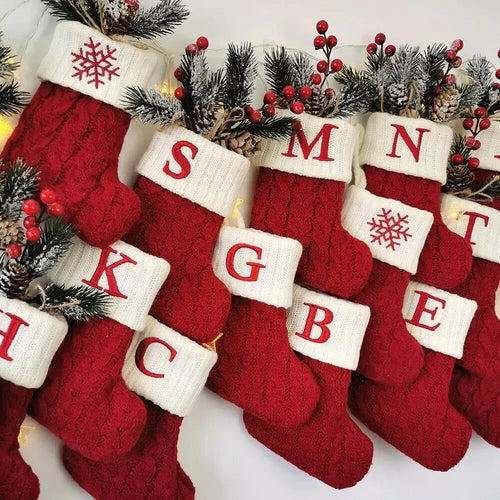 Hand-Knitted Christmas Socks™